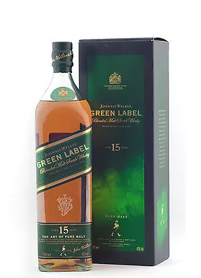 Johnnie Walker Green Label 15 Year Old Scotch Whisky 1000ml  LIMITED • $579.99