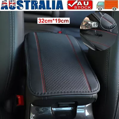 Universal Leather Car Armrest Cushion Cover Pad Center Console Box Protector Mat • $9.69