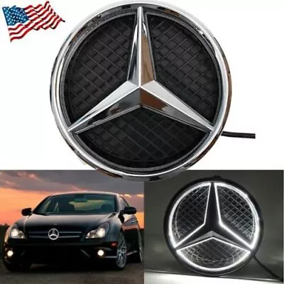 Illuminated Front Grille LED Light Star Logo Emblem Car Badge For Mercedes Benz • $25.99