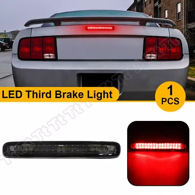 Third Brake Lamp Tail Stop Light For 2005-2009 Ford Mustang Smoked Lens Red LED • $29.69