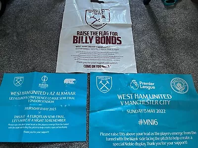 West Ham United Stadium Memorabilia (noble Last Game Billy Bonds Stand Opening) • £10