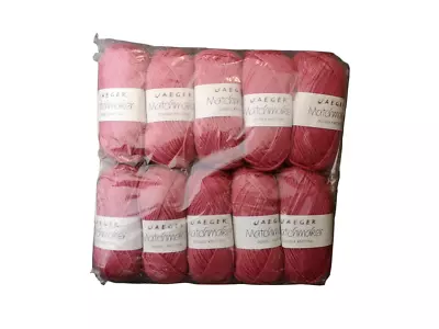 Jaeger Matchmaker DK Knitting Wool 10 X 50g Balls Pure Wool In Damask New • £12.99