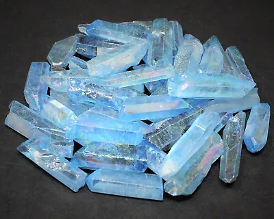 $11.95 • Buy Aqua Aura Quartz Crystals Points & Pieces Wholesale Bulk Lots (Aqua Aura Points)