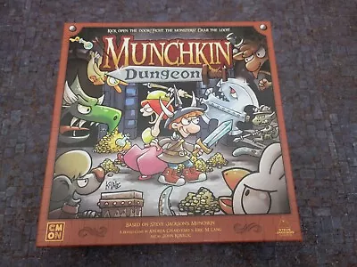 Munchkin Dungeon Board Game With Side Quest Box Of Holding Board Silly - CMON • $200