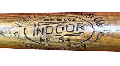 Antique Circa 1910's Hillerich & Bradsby 33  Indoor Baseball Bat Early Vintage • $69.99