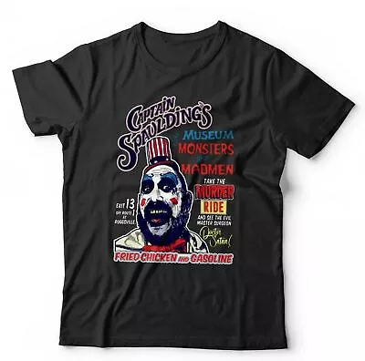 Captain Spaulding Tshirt Unisex Sid Haig Rob Zombie Halloween Horror • £15.99