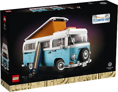 $269 • Buy NEW LEGO Volkswagen T2 Camper Van 10279 From Mr Toys