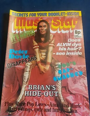 Rare MUSIC STAR Magazine 2nd FEBRUARY 1974 Slade Bolan Stardust Geordie Sweet  • £15