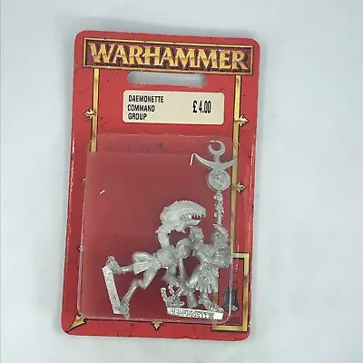 Metal Chaos Slaneesh Daemonette Command Group Blister - Warhammer Fantasy C839 • £44.99