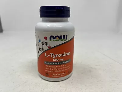 NOW Foods L-Tyrosine 500 Mg 120 Caps • $11.04