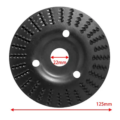 125mm Carbide Wood Sanding Carving Shaping Disc For Angle Grinder Grinding Wheel • £13.98