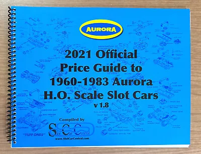 2021 AURORA HO PRICE Guide 1.8 LANDSCAPE Issue 1800 Slot Cars 100 Pg Spiral Book • $28.99
