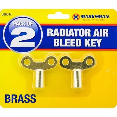 Radiator Plumbing Bleed Bleeding Key Keys Solid Brass For Venting Air Valve UK • £2.85