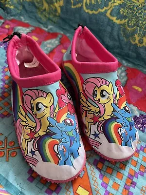 Kids My Little Pony Sock Water Shoes Slippers Slip On Fabric 32 13 • £1.99