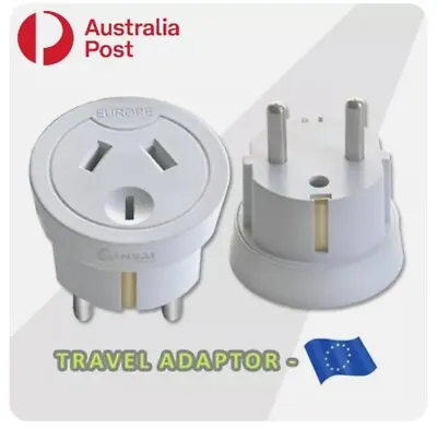 $11.60 • Buy Travel Adaptor From Australia & New Zealand Travel To Europe