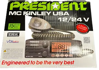 President McKinley Single Sideband And AM CB Radio With Front Mount Speaker NOA • $165