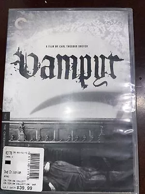 Vampyr Brand New With Booklet Oop Rare (DVD 2-Disc Criterion Collection) 437 • $17.99