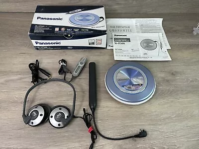 Panasonic SL-CT520 Portable MP3 CD Player - Remote - D Sound - Working • £54.99
