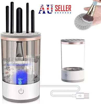 Electric Makeup Brush Cleaner & Dryer Machine Automatic Brush Fast Cleaning Tool • $24.39