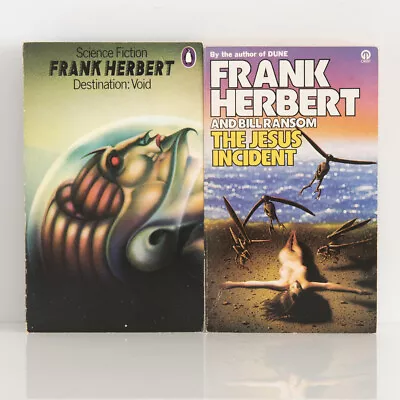 FRANK HERBERT Destination: Void + The Jesus Incident (Pandora Sequence 01) - SF • £20