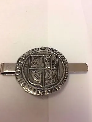 £9.90 • Buy James VI James I Shilling WC43 Fine English Modern Pewter OnTie Clip (slide)
