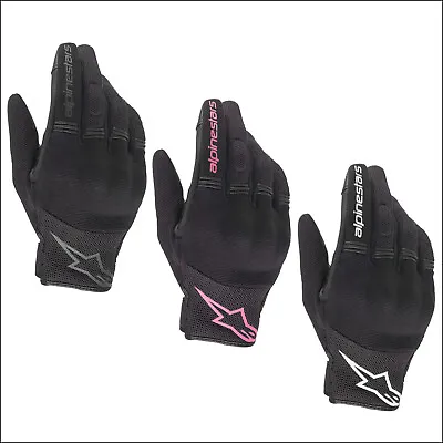 Alpinestars Stella Copper Short Summer Ladies Motorcycle Gloves Sports Motorbike • £40.84