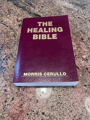 The Healing Bible By Morris Cerullo Red Leather Bound 2000 King James Version • $69.95