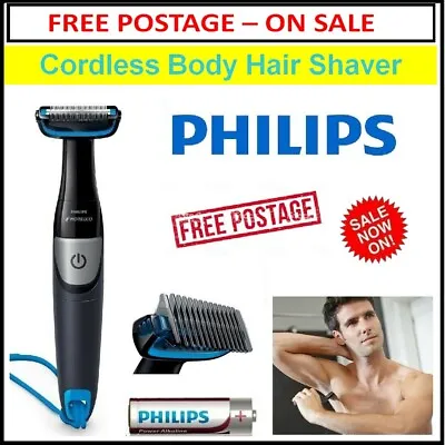 $74.95 • Buy Cordless Body Hair Shaver Mens Grooming Kit Legs Chest Arms Shaving With Trimmer