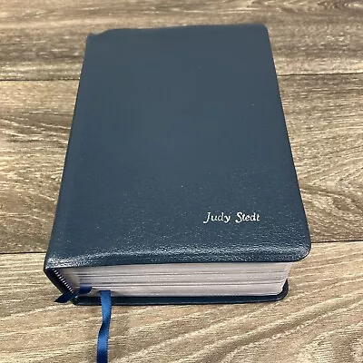 LDS Quad Scriptures Leather Tabbed Indexed Mormon Blue 2004 5.25” X 7.5” • $25