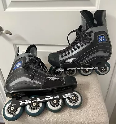 Mission A50 Inline Street Hockey Roller Skates Size 11 US Mens Hi-Lo • $72.43