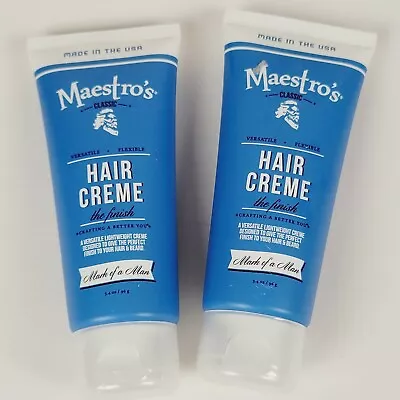 Maestro's Classic Mark Of A Man Blend Hair Creme Lightweight Beard 2 (two) New • $12.59