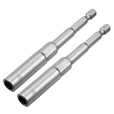 $8.99 • Buy 2 Pcs 1/4  Quick Change Shank Cr-V 8mm Hex Nut Driver, 4  Length