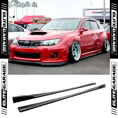 CS Style Side Skirts For Subaru Impreza Hatch Sedan WRX STI (08-14) G3  • $279