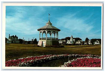 C1960's Oak Bluffs Gazebo In Ocean Park Oak Bluffs Massachusetts MA Postcard • $14.98