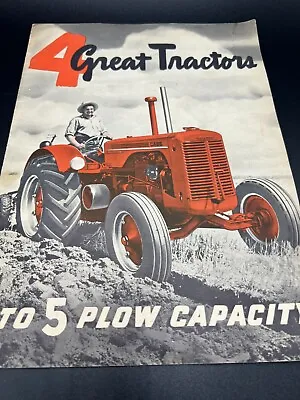 1949 Case Tractor Brochure Model LA-D-S-VA Nice Orignal Copy • $59