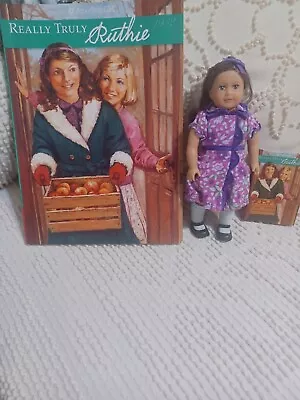 American Girl Mini RUTHIE  6   Doll With Two Books EUC • $15