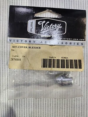 Victory Motorcycles Chrome Brake Clutch Banjo Bolt Bleeder Cover Kit 2874844 OEM • $20