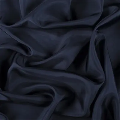 $21.30 • Buy Navy Blue Silk Habotai, Fabric By The Yard