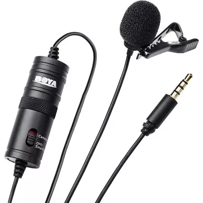 BOYA BY-M1 Omni Lavalier Microphone For Smart Phones DSLR PC /  USA Seller • $24.90