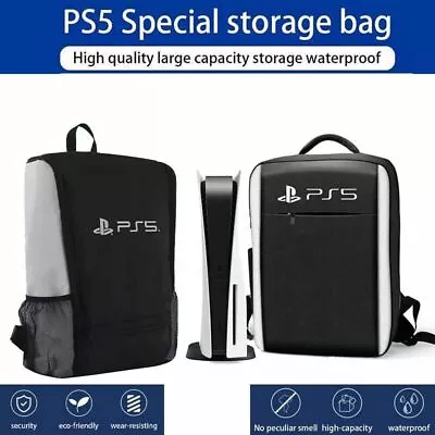 For PlayStation 5 Console Game Accessories Storage Bags Outdoor Travel Backpack • $18.99