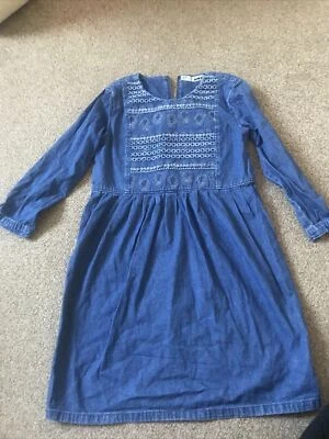 £1.95 • Buy Topshop Moto Ladies Denim Dress Size 4