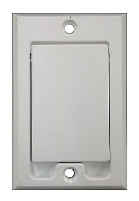 Central Vacuum Square Door Inlet Wall Plate White For Nutone Beam VacuFlow - ... • $10.93
