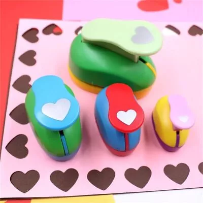 Heart-shaped Hole Punch Paper Punches ShaperCutter Embossing Making Cards • £5.94