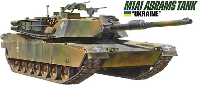 1/35 Scale Ukrainian M1A1 Abrams MBT Tank Limited Edition Model Kit By Tamiya • £38.75