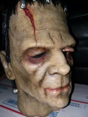 Don Post Frankenstein Karloff Custom Paint Foam Filled Mask Bust No Distortions  • $599