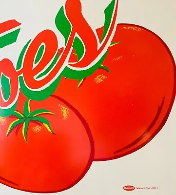 Marty Mummert USA  Terrific Tomatoes  Metal Sign Vintage Rustic Look 23.5  • $50