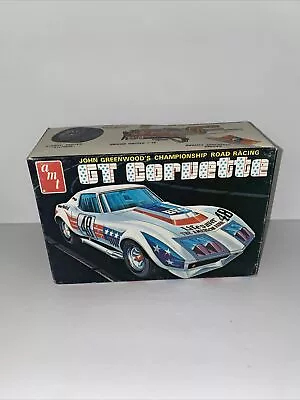 RARE Vintage 1973 AMT T389 Greenwood’s GT Corvette Model Kit Unbuilt • $155