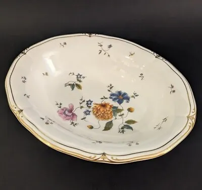 Wedgwood Rosemeade Bone China Ceramic Pottery Oval Serving Bowl Excellent! • $42.99