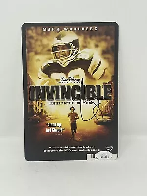 Mark Wahlberg Autographed Invincible DVD Display 8 X 5 1/2 Insert JSA • $114.99