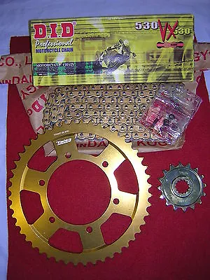 Yamaha R6 03-05 DID VX-GB 530 Chain & Talon Sprocket Kit. New • £159